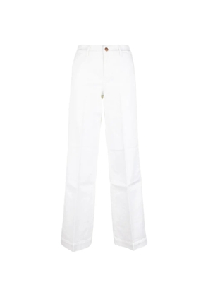 CIGALA'S pressed-crease wide-leg jeans - White
