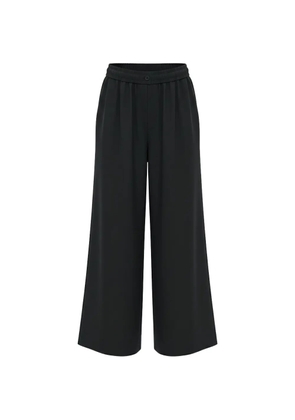 Black Label pleated palazzo pants
