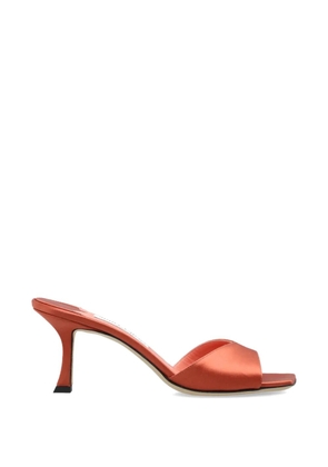 Jimmy Choo Skye satin sandals - Orange