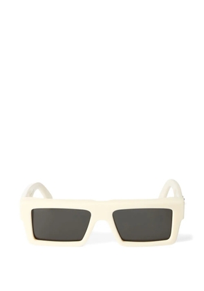 Off-White Ruby rectangle-frame sunglasses - Neutrals
