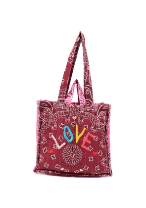 Call It By Your Name paisley-print tote bag - Red