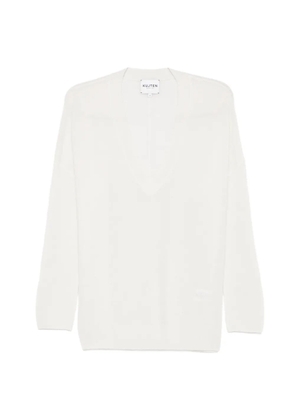 kujten Elena V-neck sweater - Neutrals