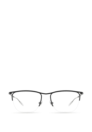 Montblanc square-frame half-rim glasses - Black