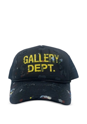 GALLERY DEPT. distressed paint-splatter cap - Black