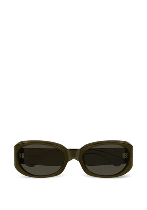 Saint Laurent Eyewear oval-frame sunglasses - Green