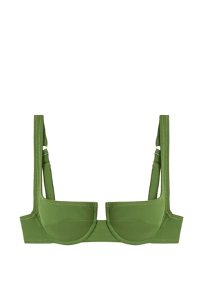 Reina Olga Brigitte underwired bikini top - Green