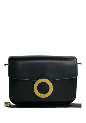 Celine Pre-Owned 2001 Calfskin Circle Logo crossbody bag - Black