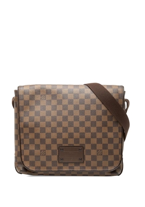 Louis Vuitton Pre-Owned 2009 Damier Ebene Brooklyn MM crossbody bag - Brown