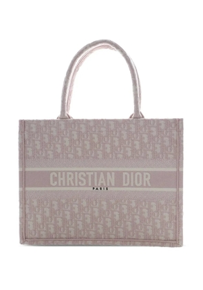 Christian Dior Pre-Owned 2025 Medium Oblique Embroidered Canvas Book tote bag - Pink
