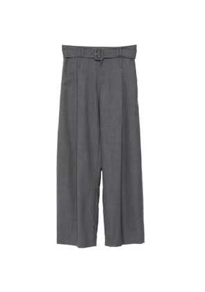 LESS belted wide-leg trousers - Grey