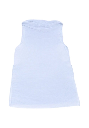 Melitta Baumeister soft sleeveless ripple top - Blue