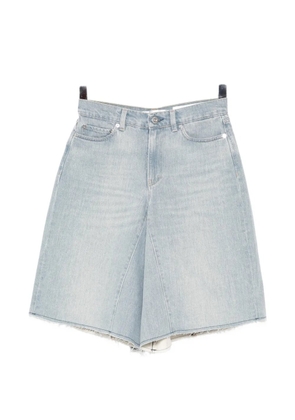 OUR LEGACY raw-edge wide-leg shorts - Blue