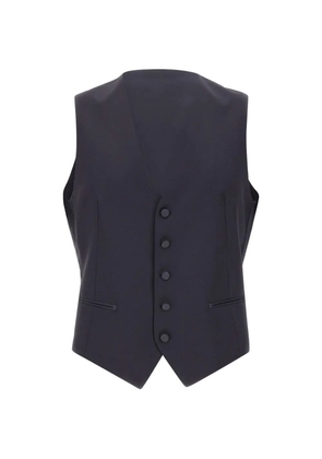 Tagliatore V-neck waistcoat - Black