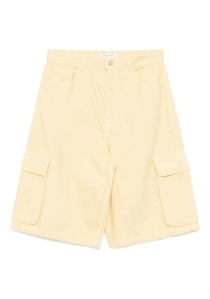 Maison Kitsuné work wear denim shorts - Yellow