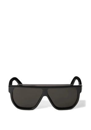 Off-White Earth geometric-frame sunglasses - Black
