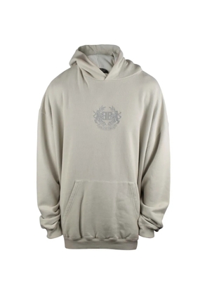 Balenciaga embroidered hoodie - Neutrals
