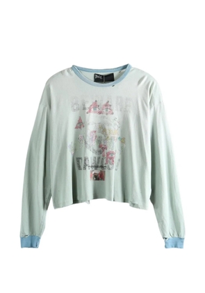 PALY HOLLYWOOD graphic-print T-shirt - BABY BLUE