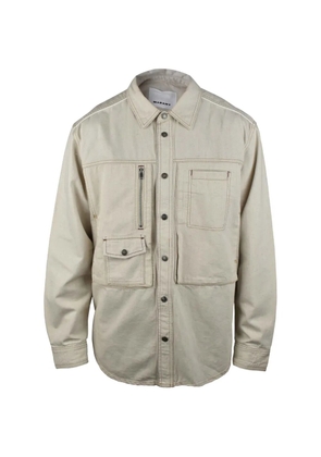 MARANT exposed seams denim jacket - Neutrals