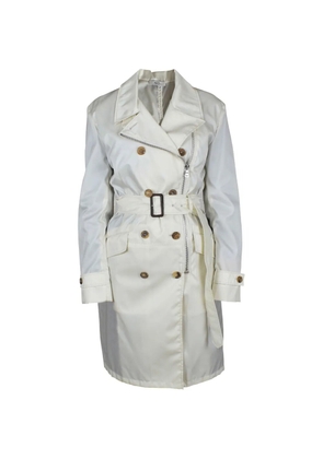 Prada zip belted coat - White