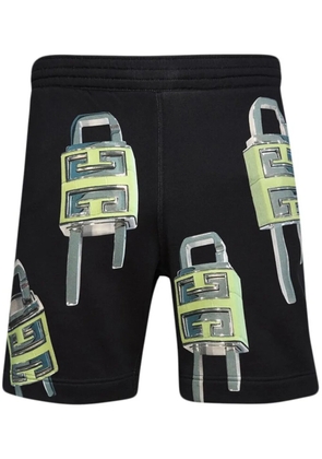 Givenchy 4G Padlock-print bermuda shorts - Black