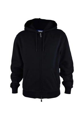 Burberry embroidered-logo hoodie - Black