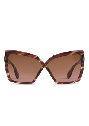 TOM FORD Eyewear Fiore sunglasses - Brown