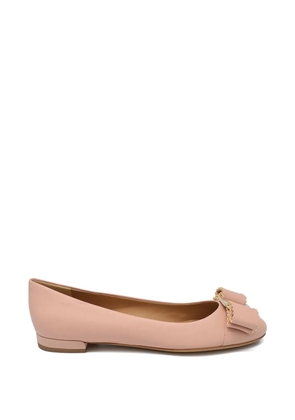 Ferragamo Varina bow-detail ballet flats - Pink