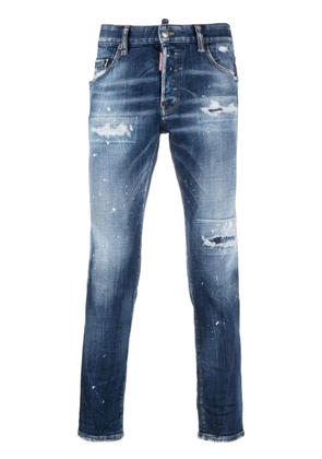 DSQUARED2 distressed skinny jeans - Blue