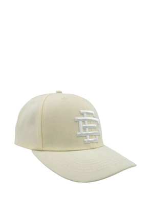 ERIC EMANUEL logo-embroidered 6-panel baseball cap - White