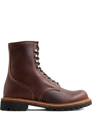 Red Wing Shoes Logger leather boots - Brown