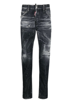 DSQUARED2 1964 distressed slim-cut jeans - Black