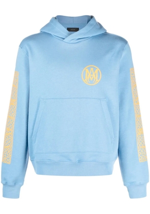 AMIRI Ouija Board logo-print hoodie - Blue
