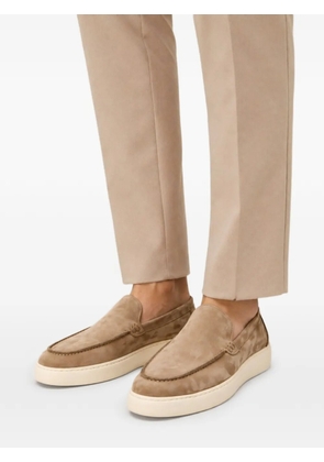 Poche Paris suede slip-on loafers - Neutrals