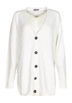 Ann Demeulemeester button cardigan - White