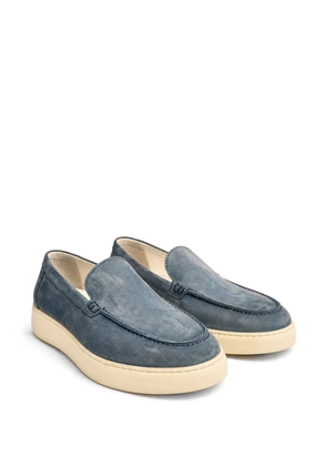 Poche Paris suede slip-on loafers - Blue