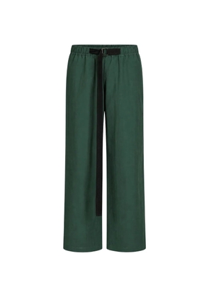 Paura belted elasticated-waist trousers - Green