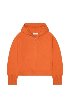 Calle Del Mar cashmere hooded cardigan - ORANGE