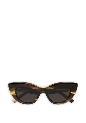 Gucci cat-eye sunglasses - Brown