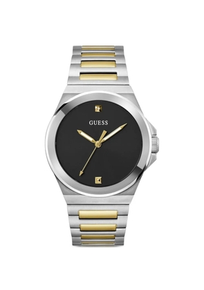 GUESS USA round-shape 44mm watch - Black