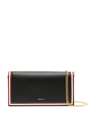 Bally Code Wallet On Chain in Leather - Black