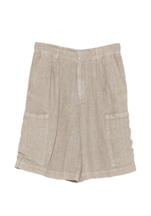 Costumein patch-pockets shorts - Neutrals
