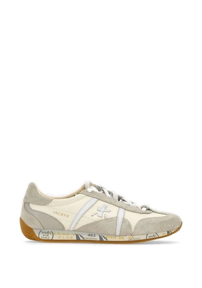 Premiata Jackyx suede-panelled sneakers - White