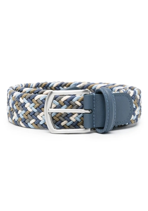 Anderson's stretch-design braided belt - Blue