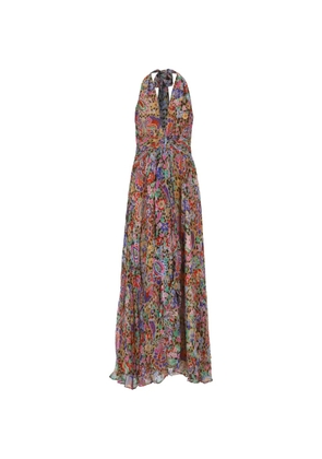 Rixo paisley-print halterneck dress - Black