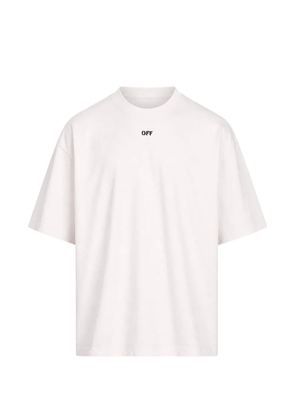 Off-White logo-print T-shirt - Pink