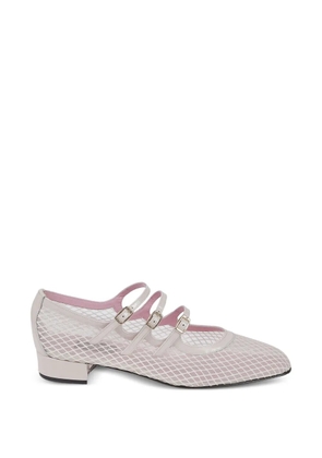 Carel Paris Ariana mesh-panel pumps - White