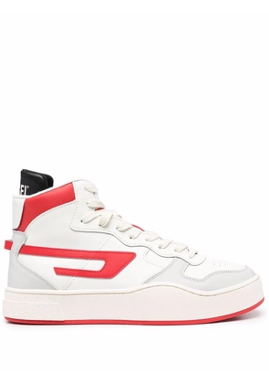 Diesel high-top lace-up trainers - White