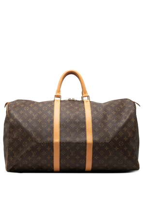 Louis Vuitton Pre-Owned 2001 Monogram Keepall 55 travel bag - Brown