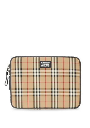 Burberry Vintage Check zipped pouch - Neutrals
