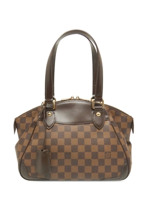 Louis Vuitton Pre-Owned 2010 Damier Ebene Verona PM satchel - Brown